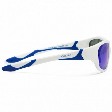 Zonnebril - White & Blue - Blue Revo - 3-6 years - Koolsun -- SPORT