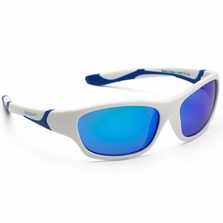 Zonnebril - White & Blue - Blue Revo - 3-6 years - Koolsun -- SPORT