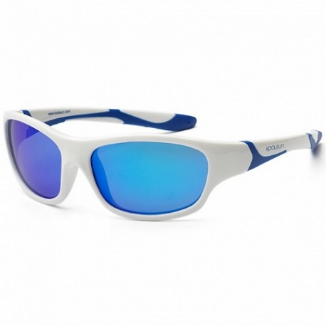 Zonnebril - White & Blue - Blue Revo - 3-6 years - Koolsun -- SPORT