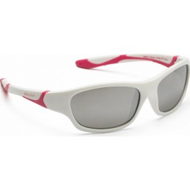 Zonnebril - White & Cabaret - Silver Revo - 6-10 years - Koolsun - SPORT 