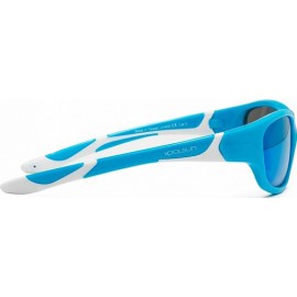 Zonnebril - Aqua & White - Ice Blue Revo - 3-6 years - Koolsun - SPORT 