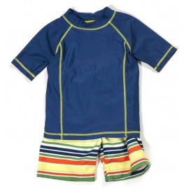 UV shirt & boardshort Multistripe