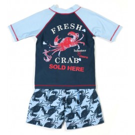 UV shirt & boardshort Blue Crab