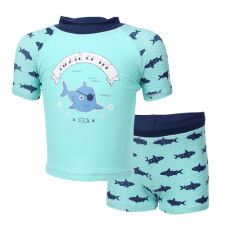 UV shirt und Badehose Krokodil