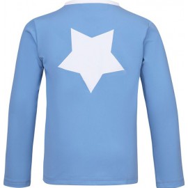 UV shirt Dusty Blue met rits - lange mouw UV shirt Dusty Blue met rits - lange mouw