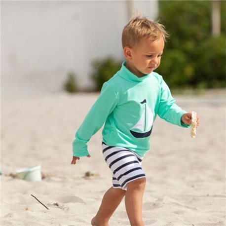 UV Shirt Aqua - lange mouw  UV Shirt Aqua - lange mouw