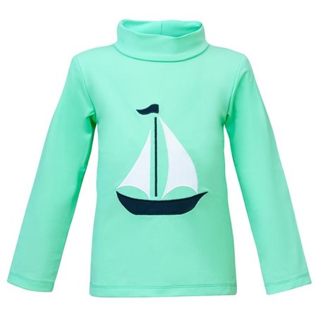 UV Shirt Aqua - lange mouw 