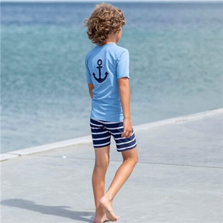 UV shirt Dusty Blue - korte mouw UV shirt Dusty Blue - korte mouw