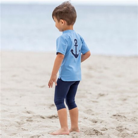 UV shirt Dusty Blue - korte mouw UV shirt Dusty Blue - korte mouw