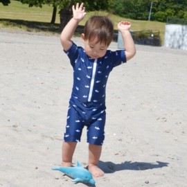UV Schwimmanzug Blue Ocean - Kurzarm - Petit Crabe UV Schwimmanzug Blue Ocean - Kurzarm - Petit Crabe