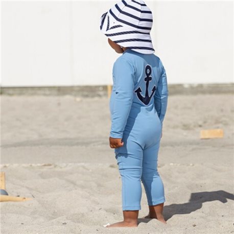 UV pakje Dusty Blue Anchor - lange mouwen & pijpjes UV pakje Dusty Blue Anchor - lange mouwen & pijpjes