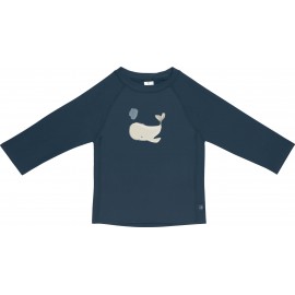 UV Shirt Whale Langarm blau
