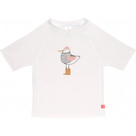 UV shirt Mrs. Seagull - Kurzarm - weiß - Lassig