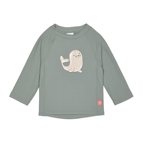 UV shirt Whale Langarm - grün Lassig