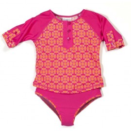 UV shirt & boardshort Bali Rose