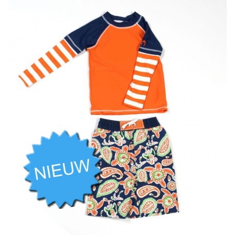 UV shirt en boardshort Paisley Power UV shirt en boardshort Paisley Power